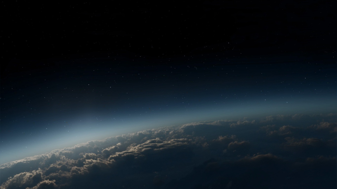 Над облаками обои