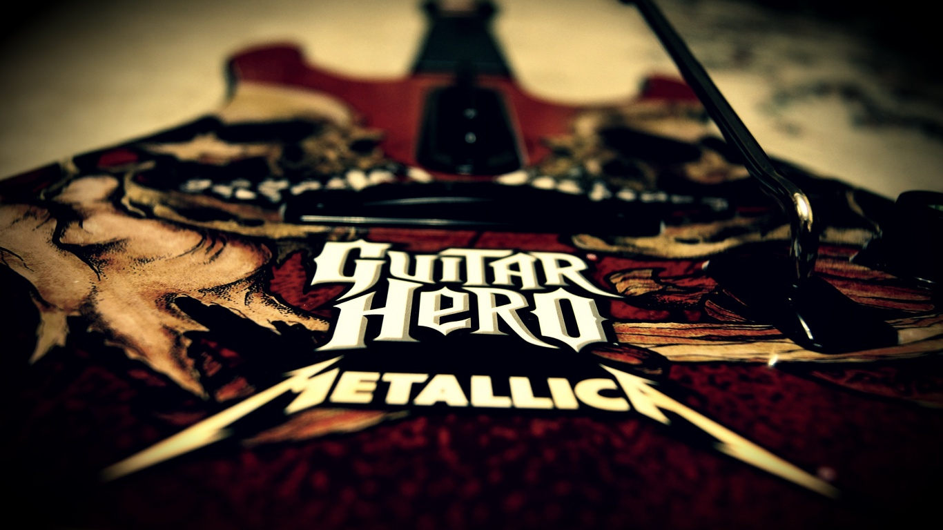 Контролер для Guitar Hero с Металликой обои