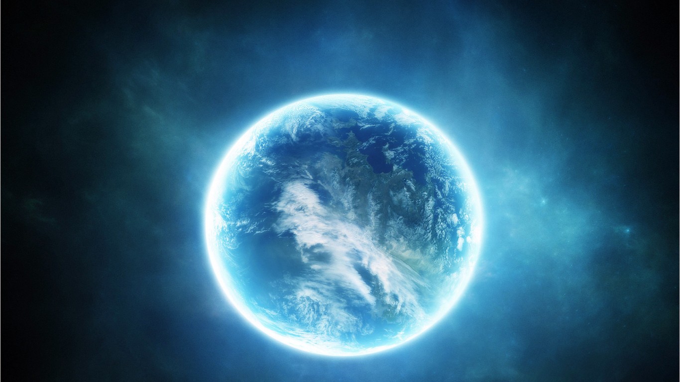 Ледяная планета обои