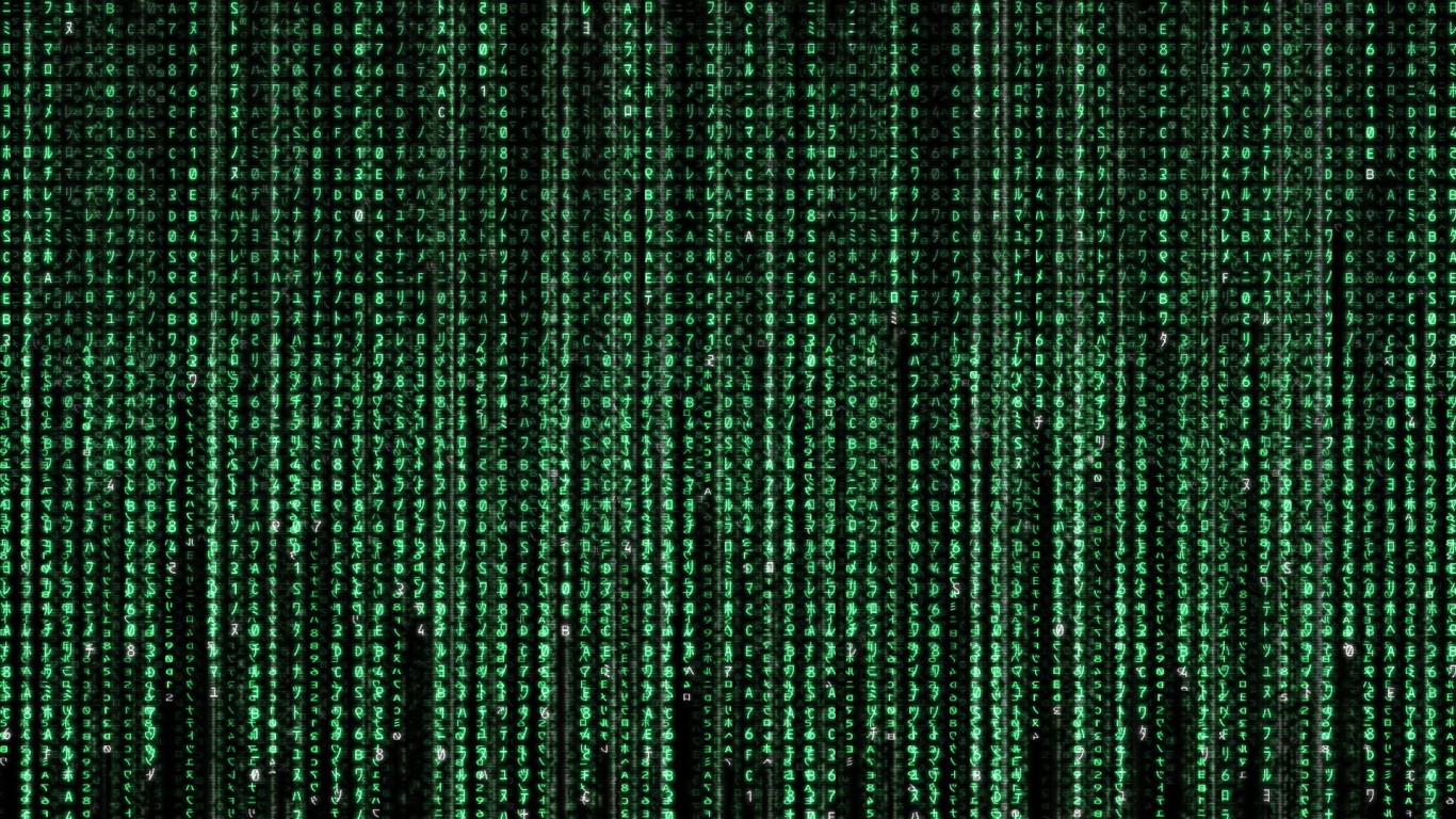  Матрица, обои с кодом матрицы обои