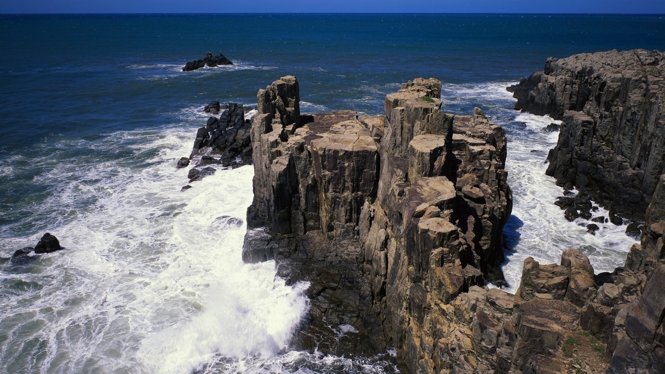 Плоские скалы обои