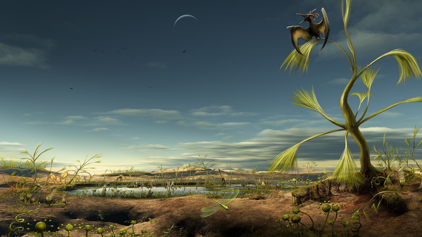 Флора и фауна другой планеты обои