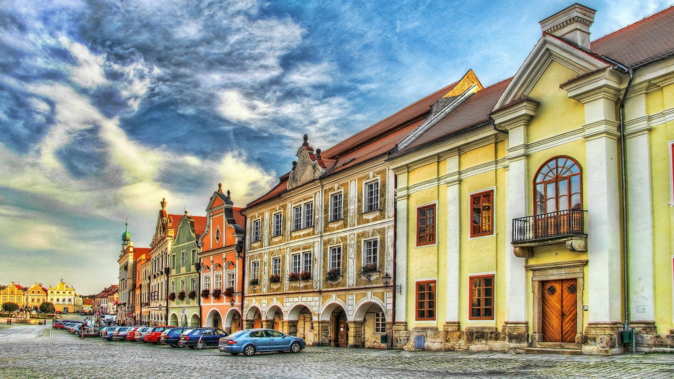 Домики в Чехии обои