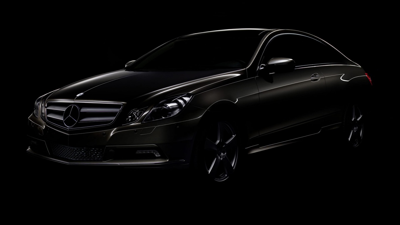 Черный Мерседес обои