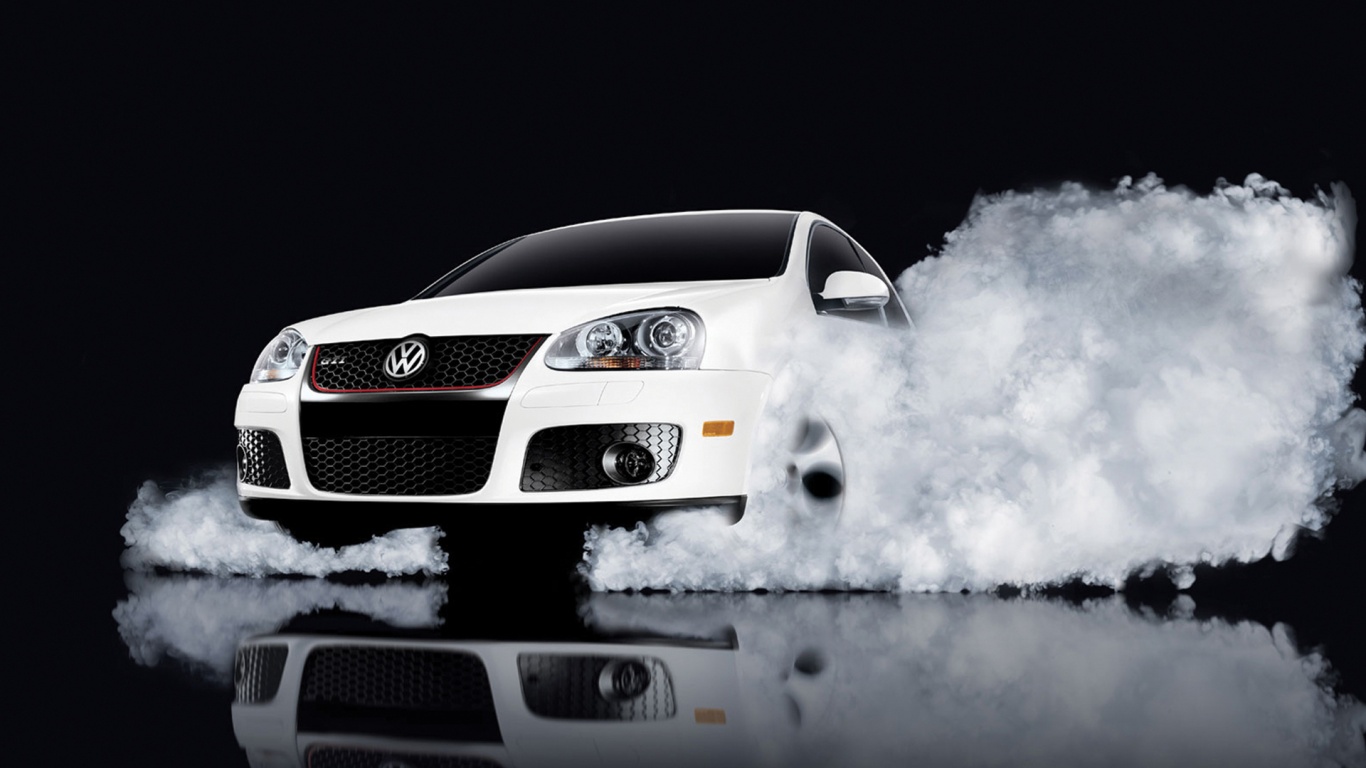 Буксующий белый Фольц обои