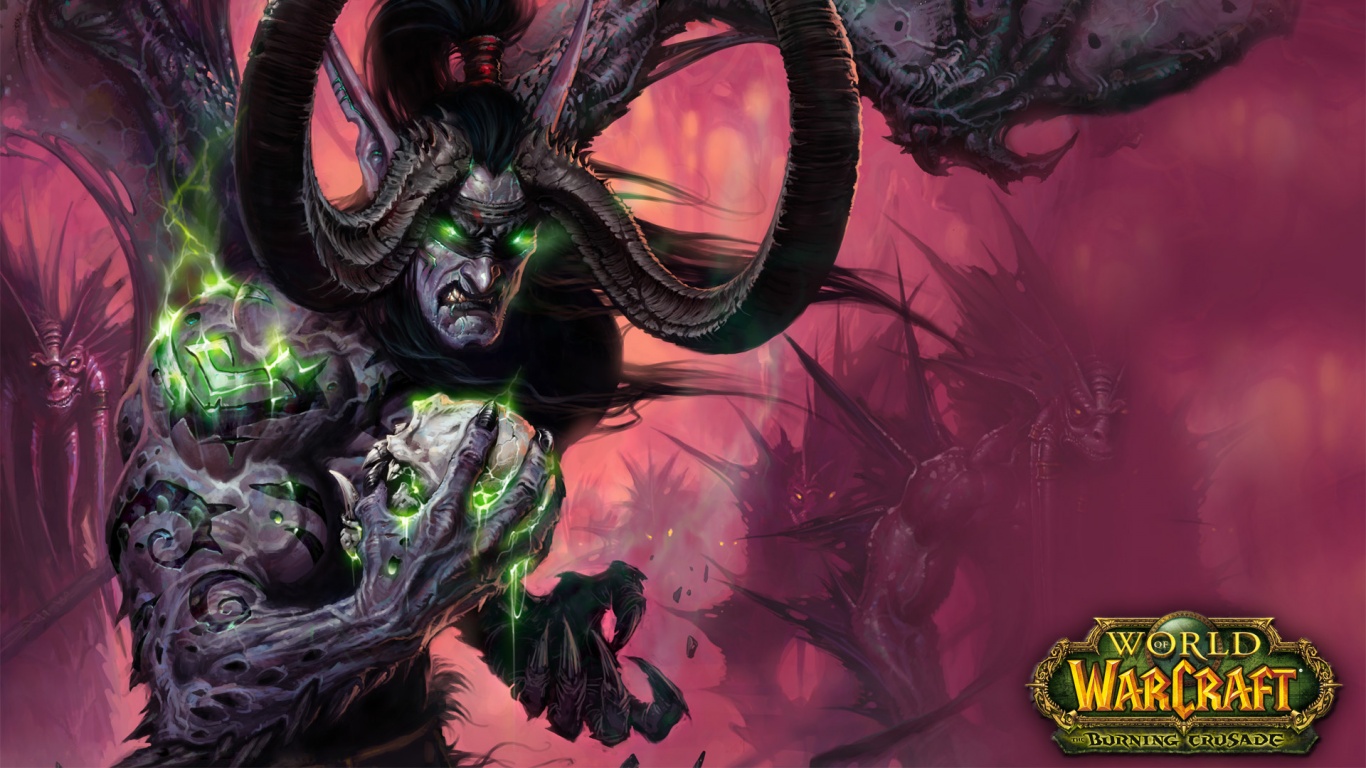 Иллидан из WoW BC обои