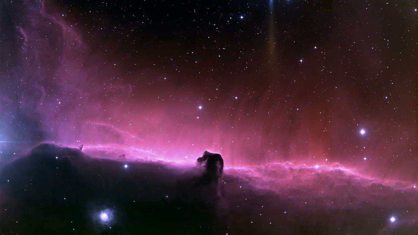 Розовая туманность обои