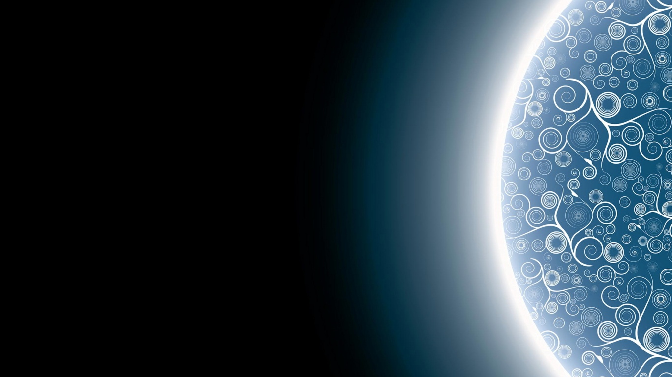 Планета из узоров обои