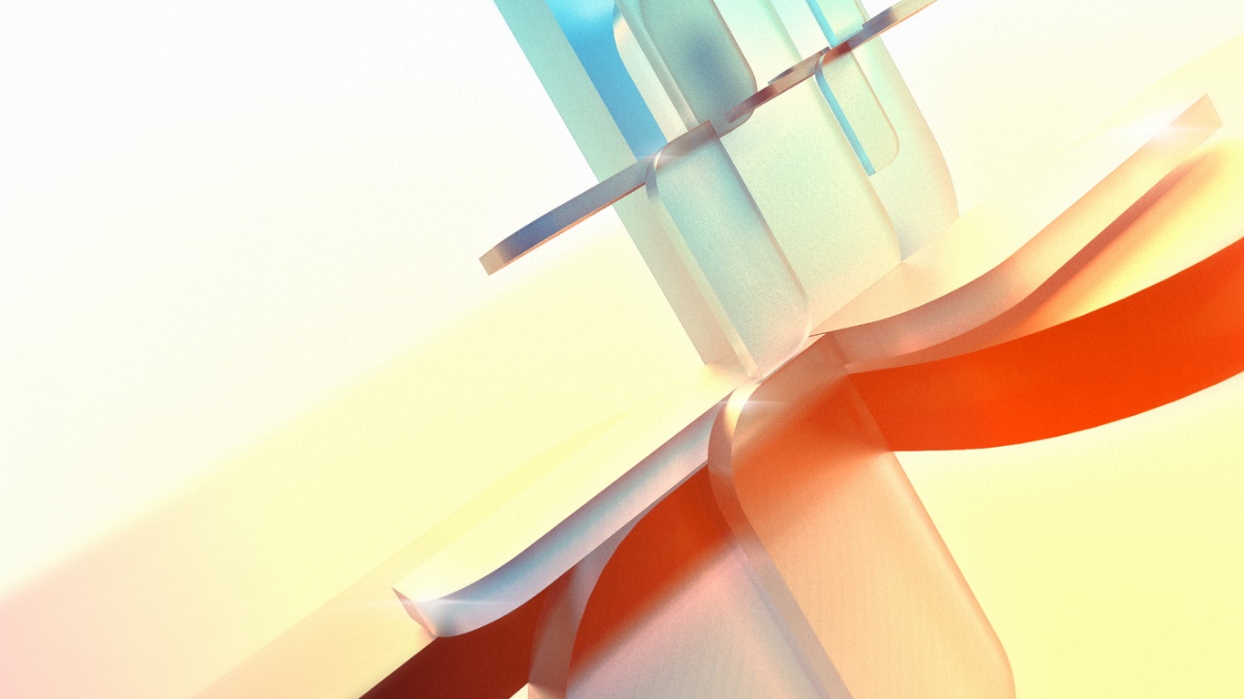 Абстракция из полупрозрачных фигур обои