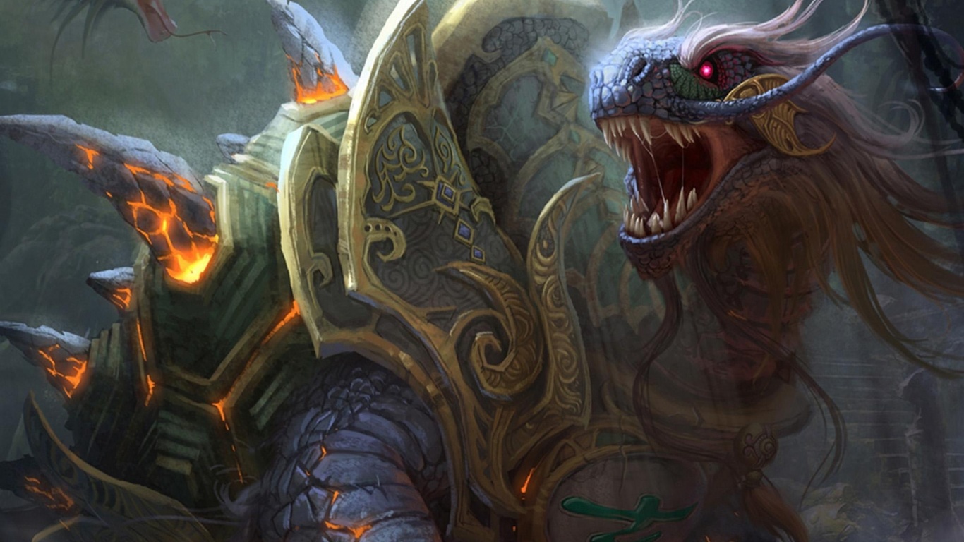 Драон-черепаха обои