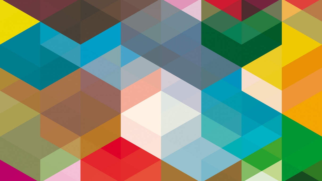 Разноцветные параллелограммы обои