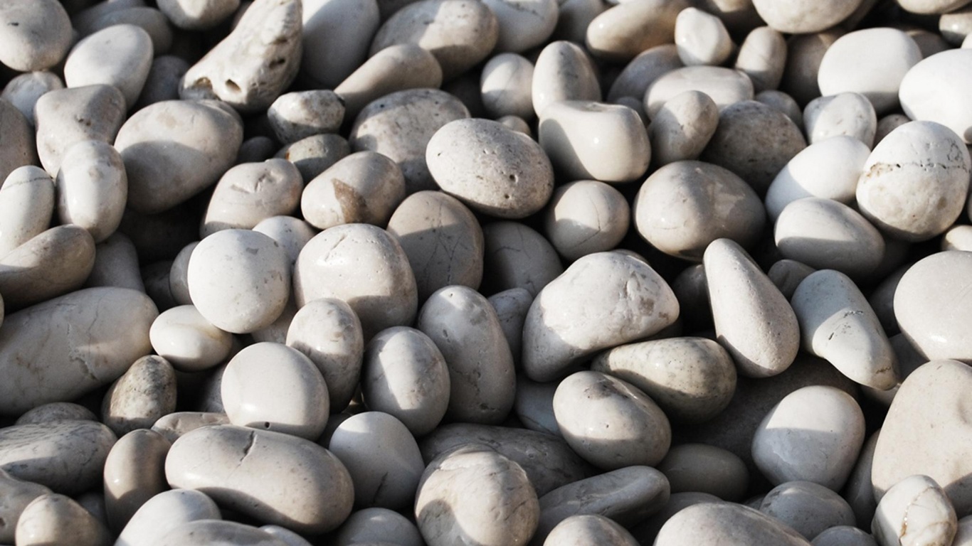 Белая галька обои