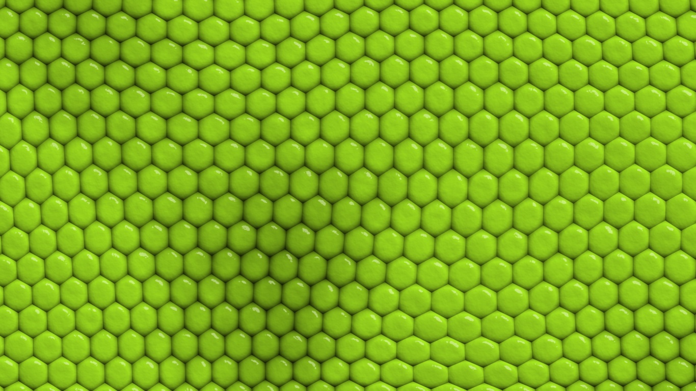 Зеленая сотообразная структура обои