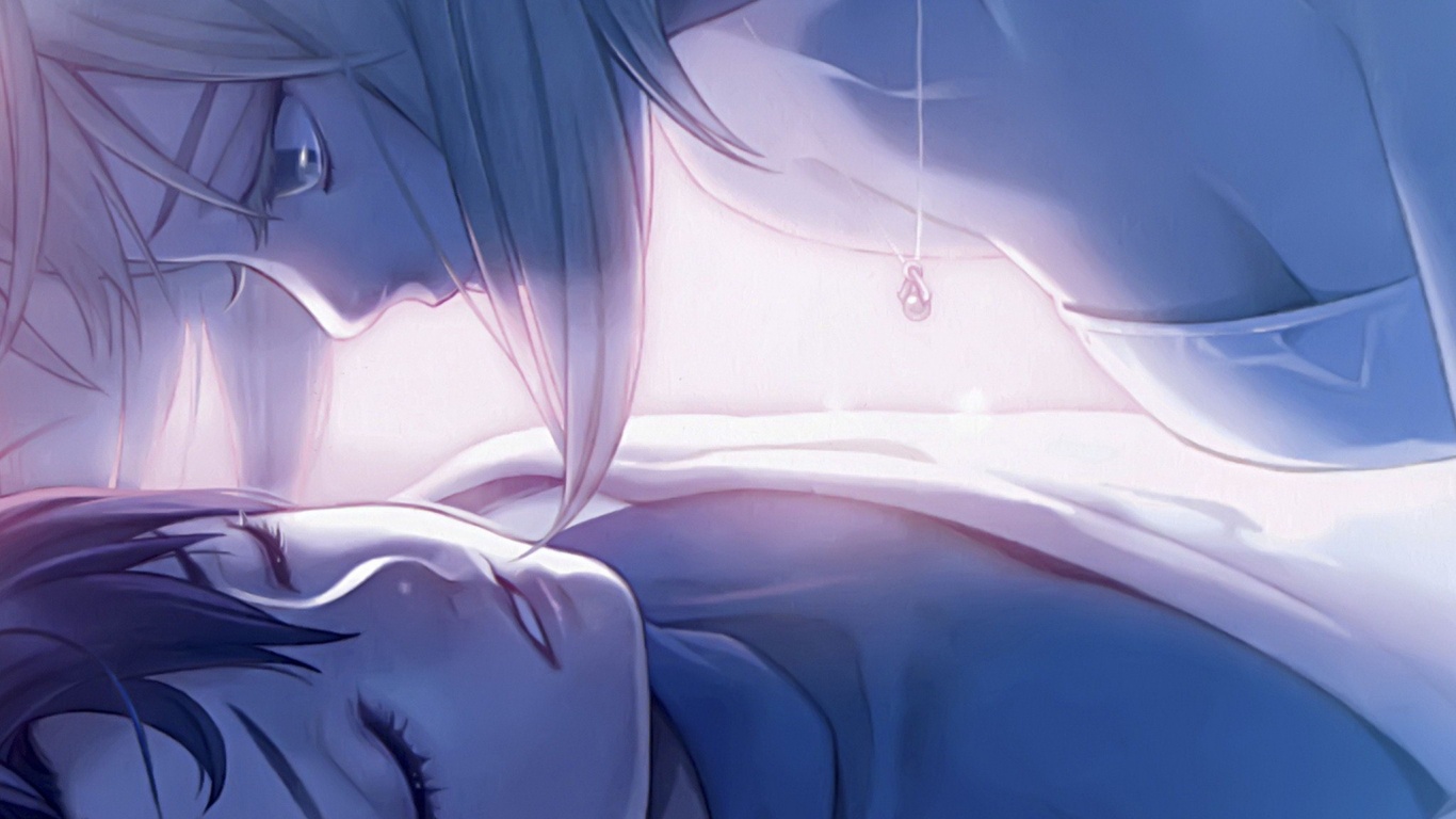 За секунду до поцелуя обои