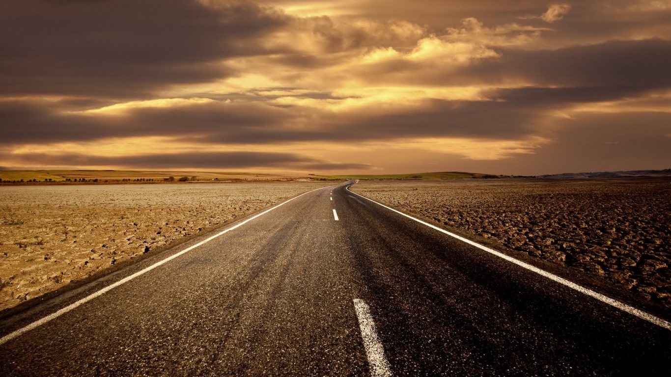 Дорого к горизонту обои