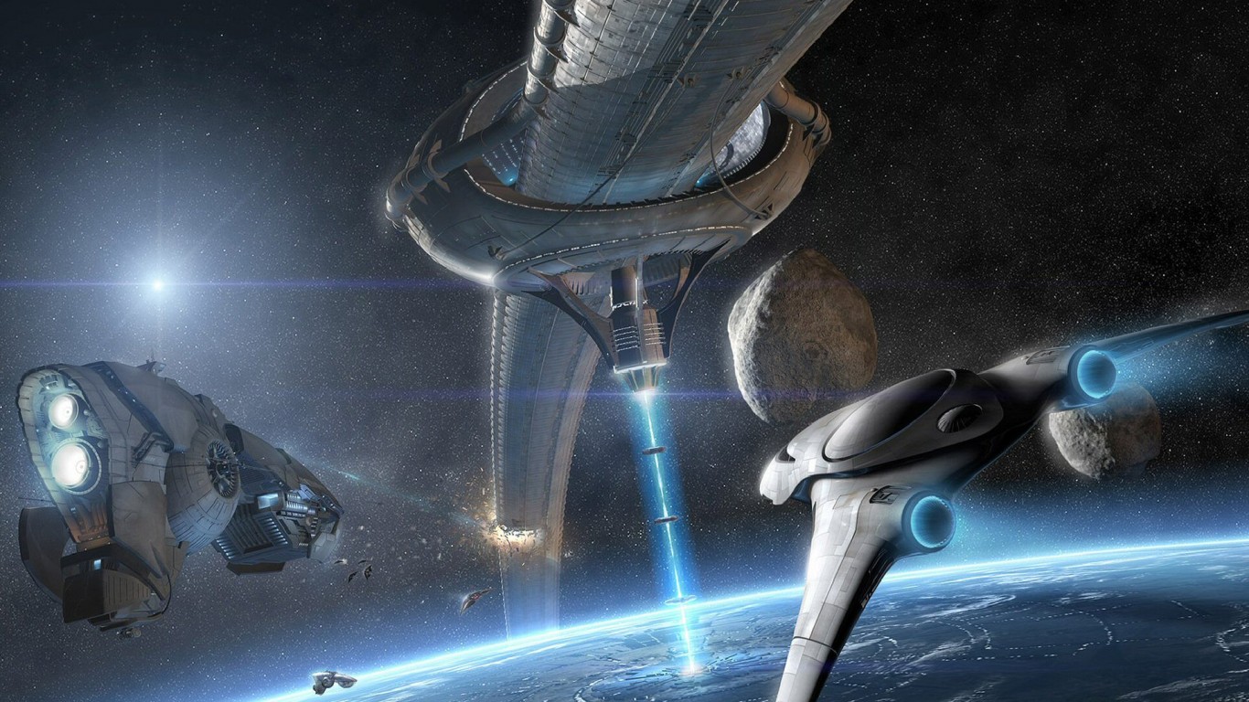 На орбите обои