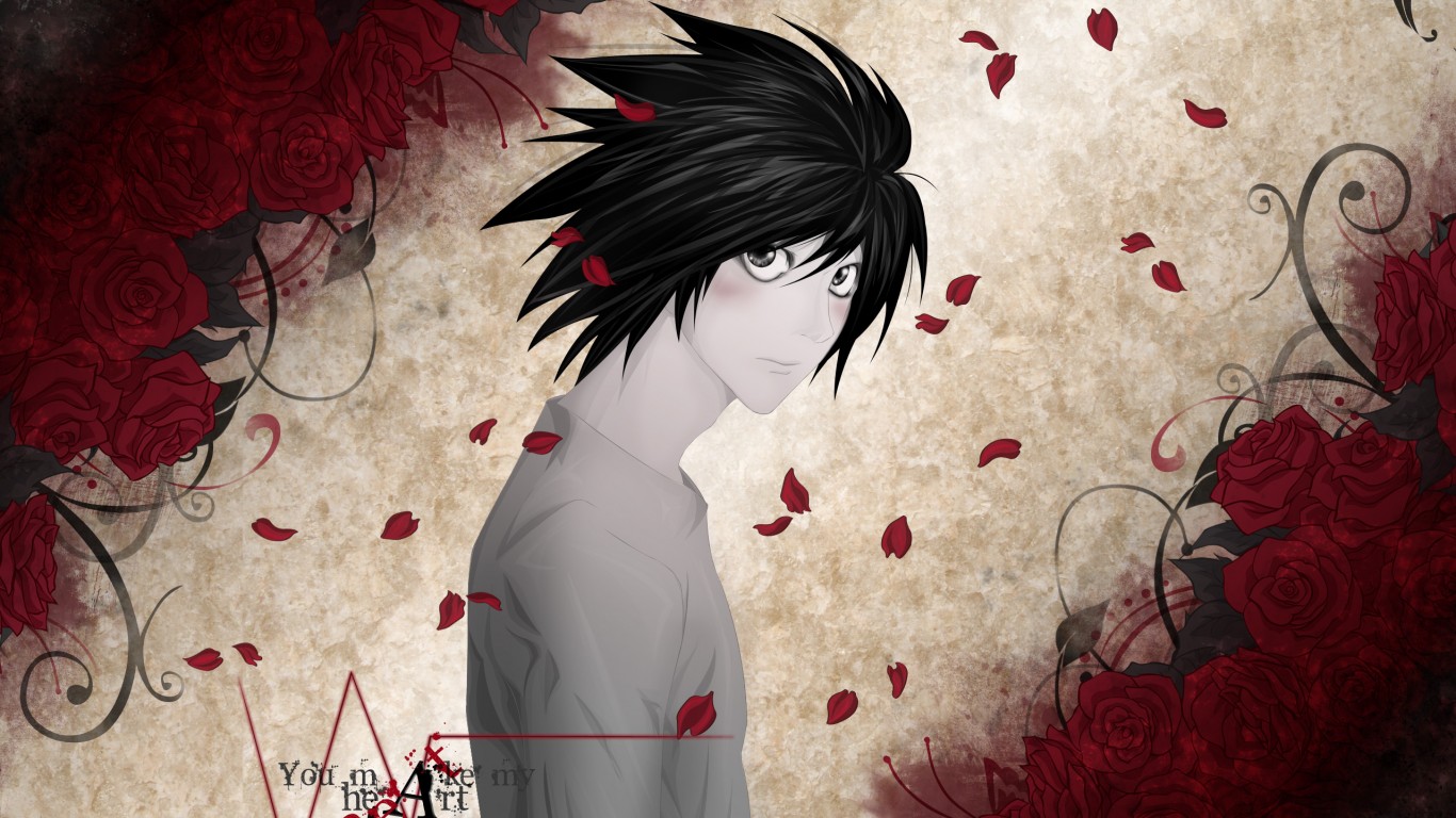 Тетрадь смерти, фанарт обои