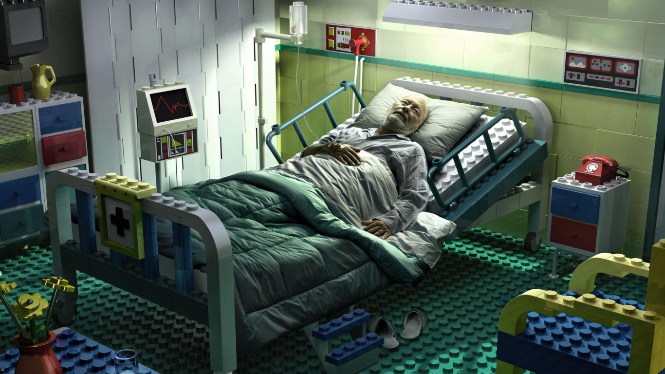 Лего больница обои