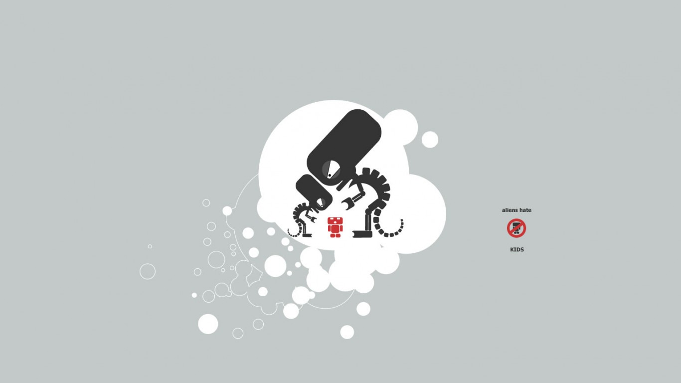 Чужие не любят детей обои