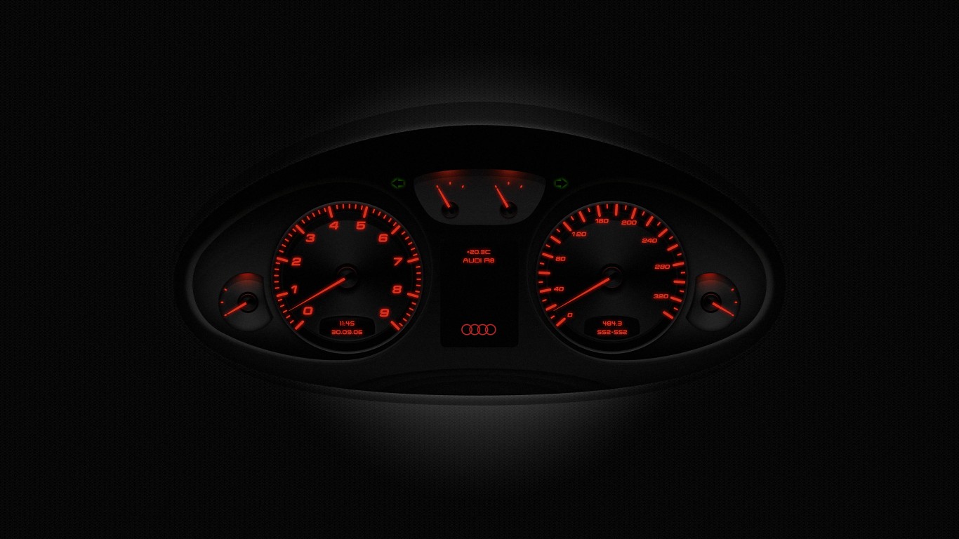 Приборная панель Audi обои