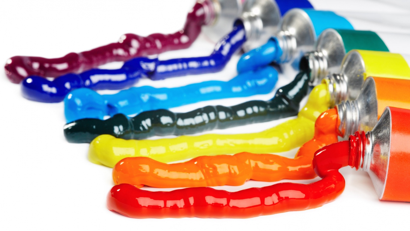 Тюбики с краской обои