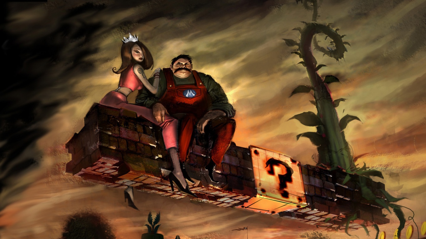 Марио - альтернативная концовка обои