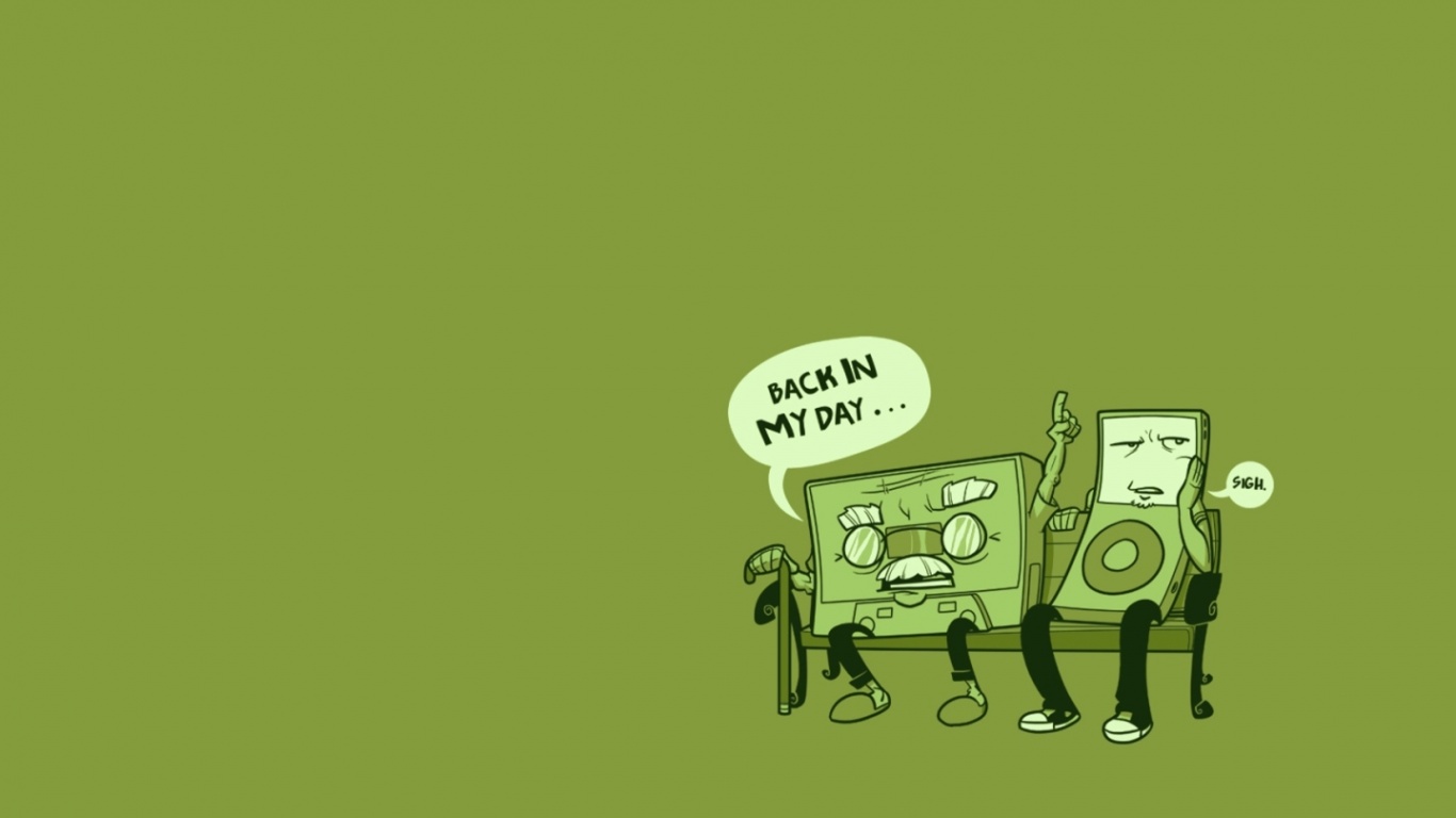 А вот в мои дни... обои