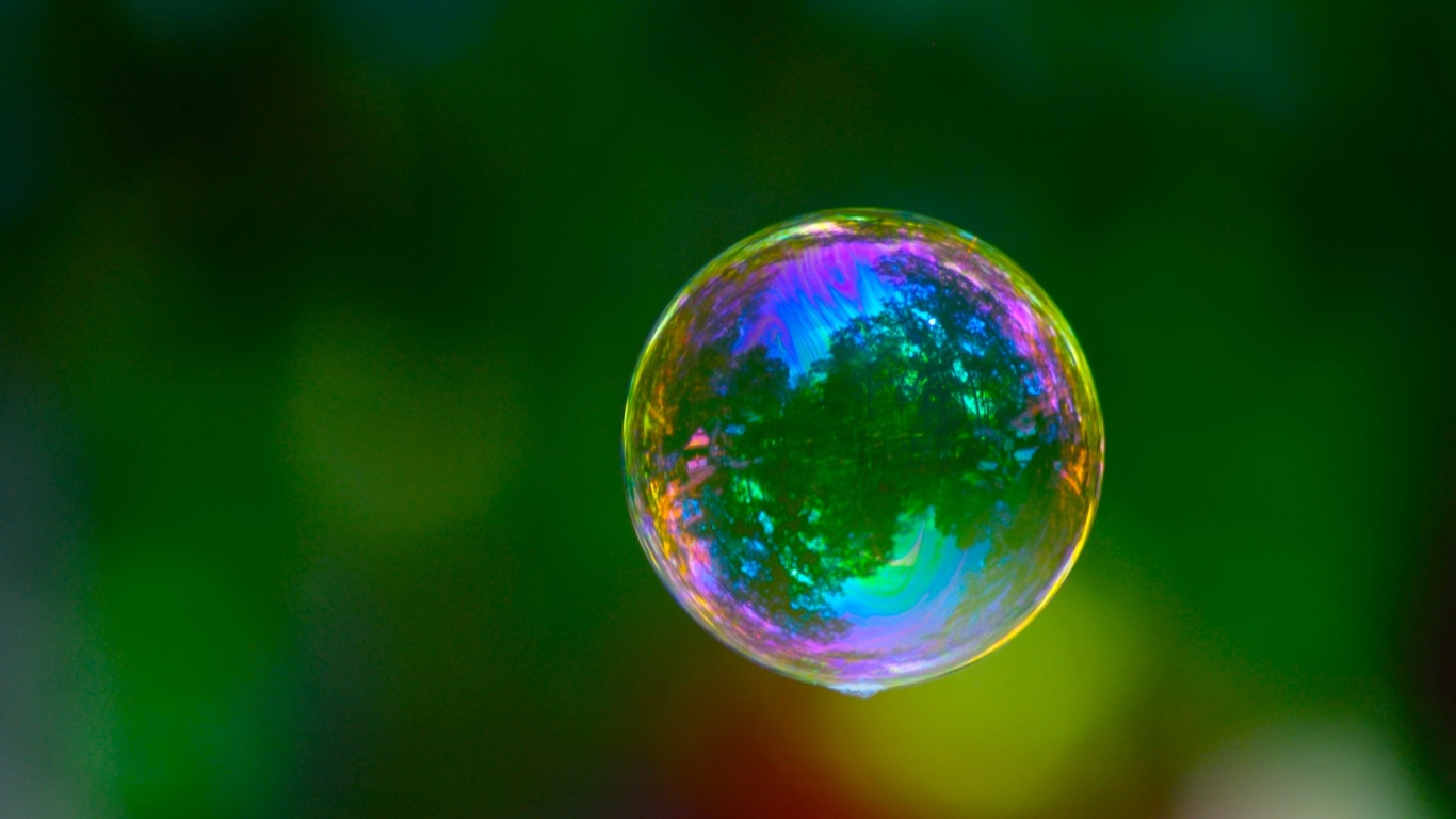 Мыльный пузырь обои