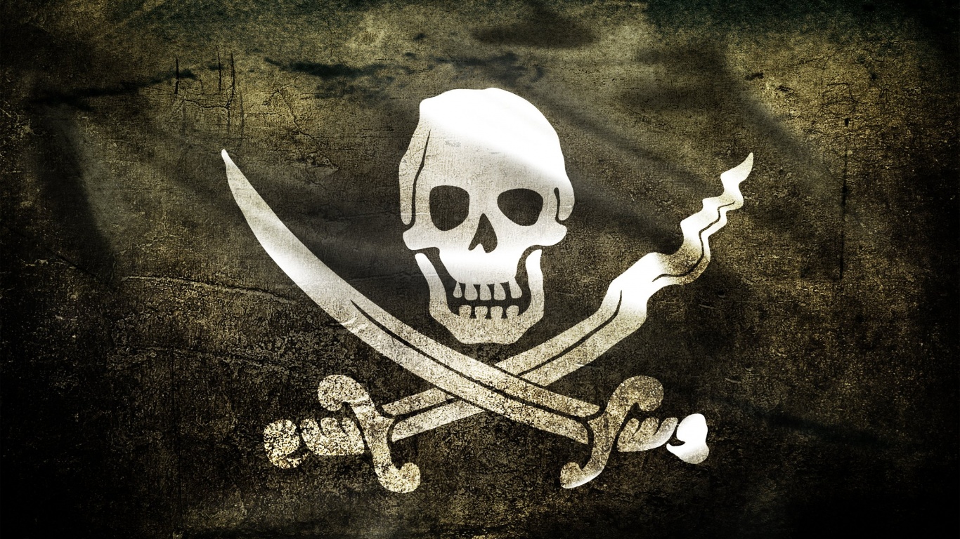 Пиратский флаг обои