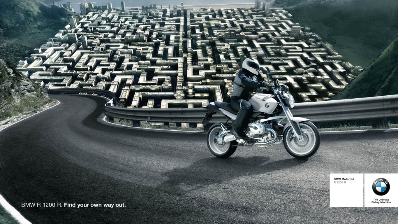 BMW R 1200 R. Найди свой путь наружу. обои