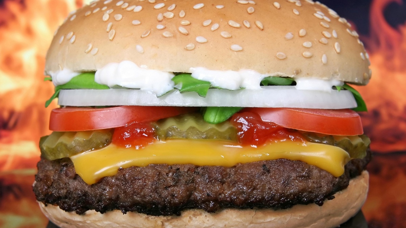 Чизбургер обои