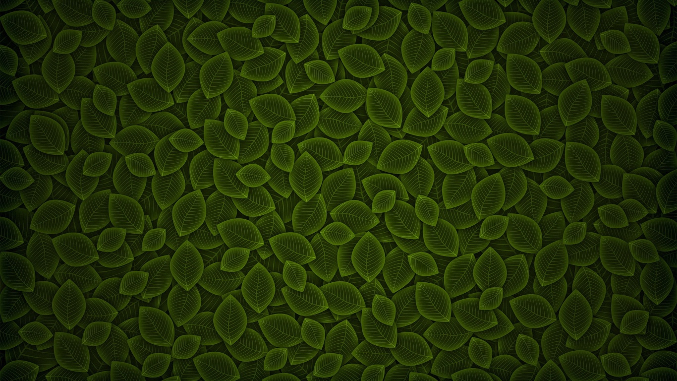 Векторные зеленые листья обои