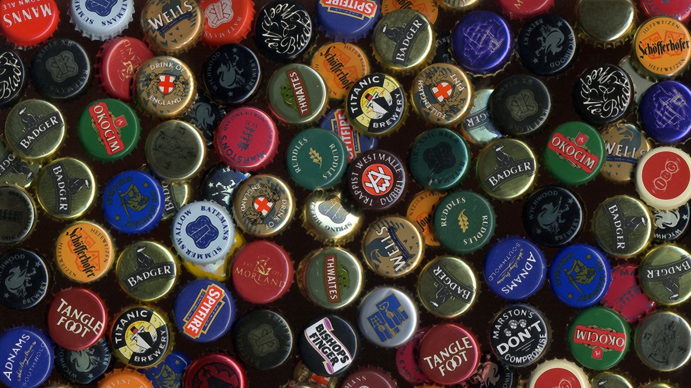 Пивные пробки обои