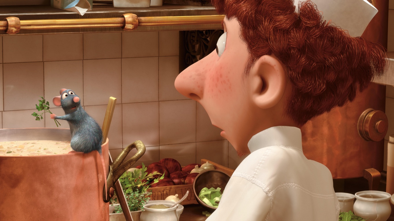 Рататуй варит суп обои