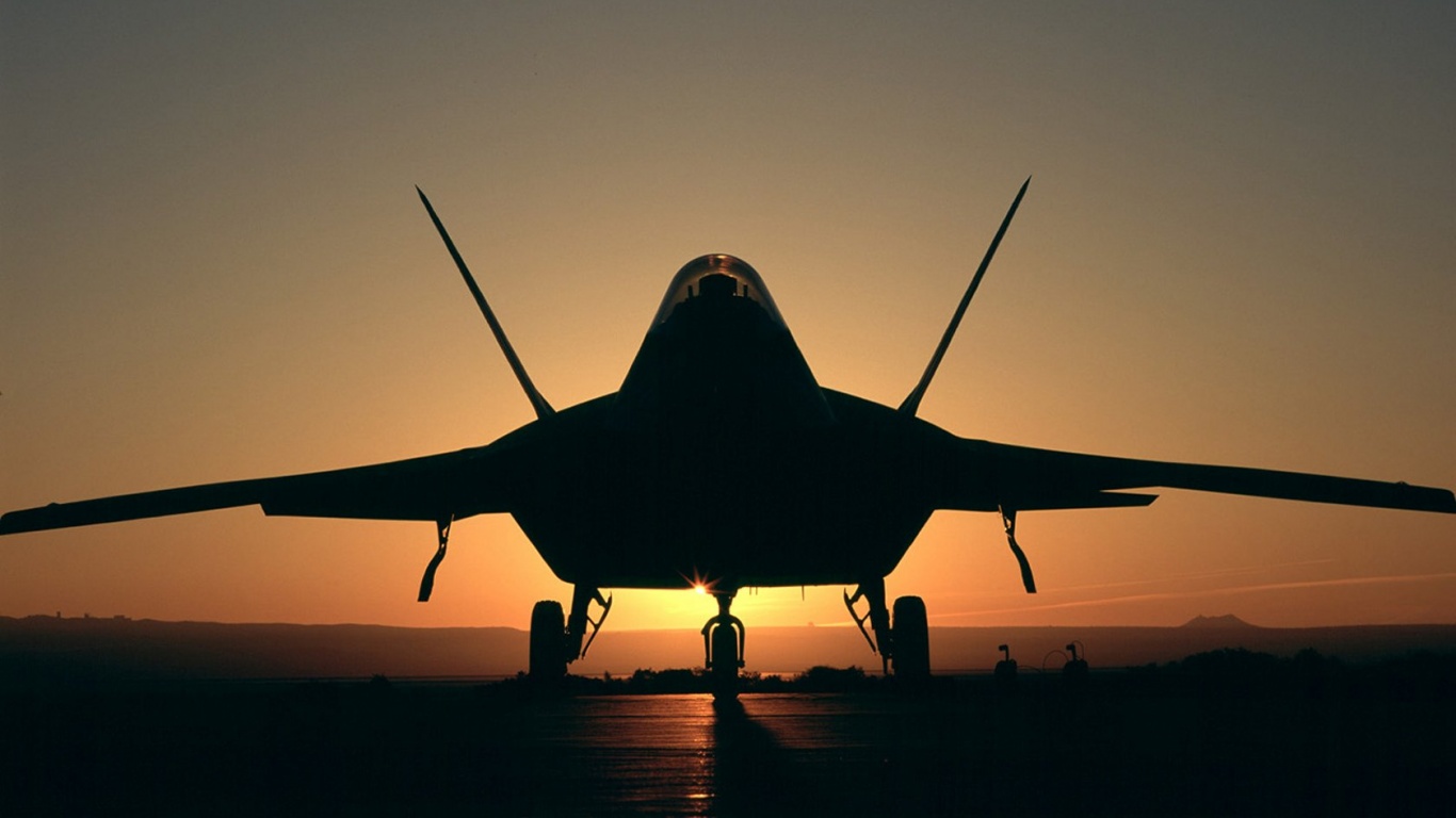 Истребитель F22 обои