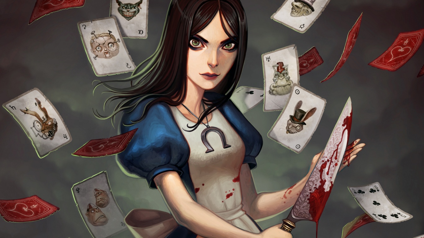 Алиса в стране чудес обои