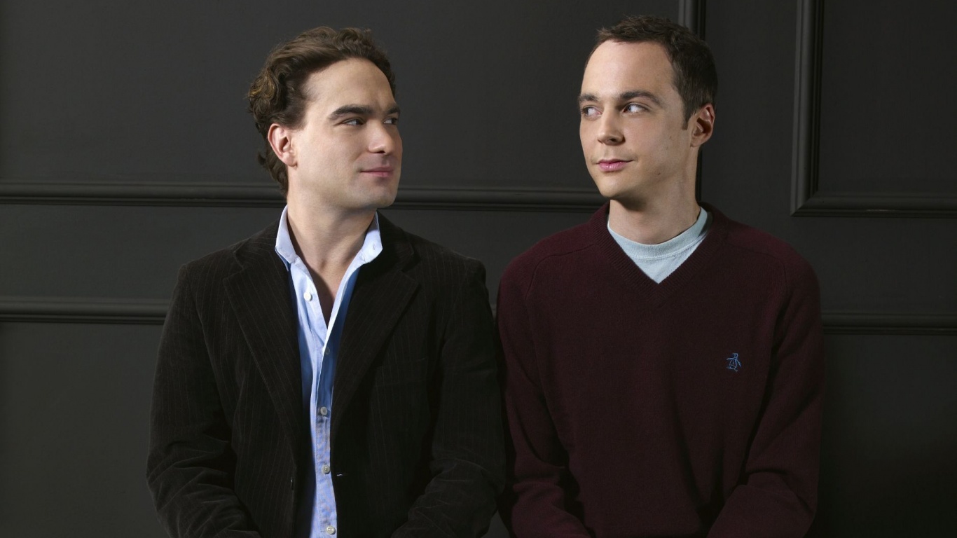 Шелдон Купер и Леонард Хофстедер обои