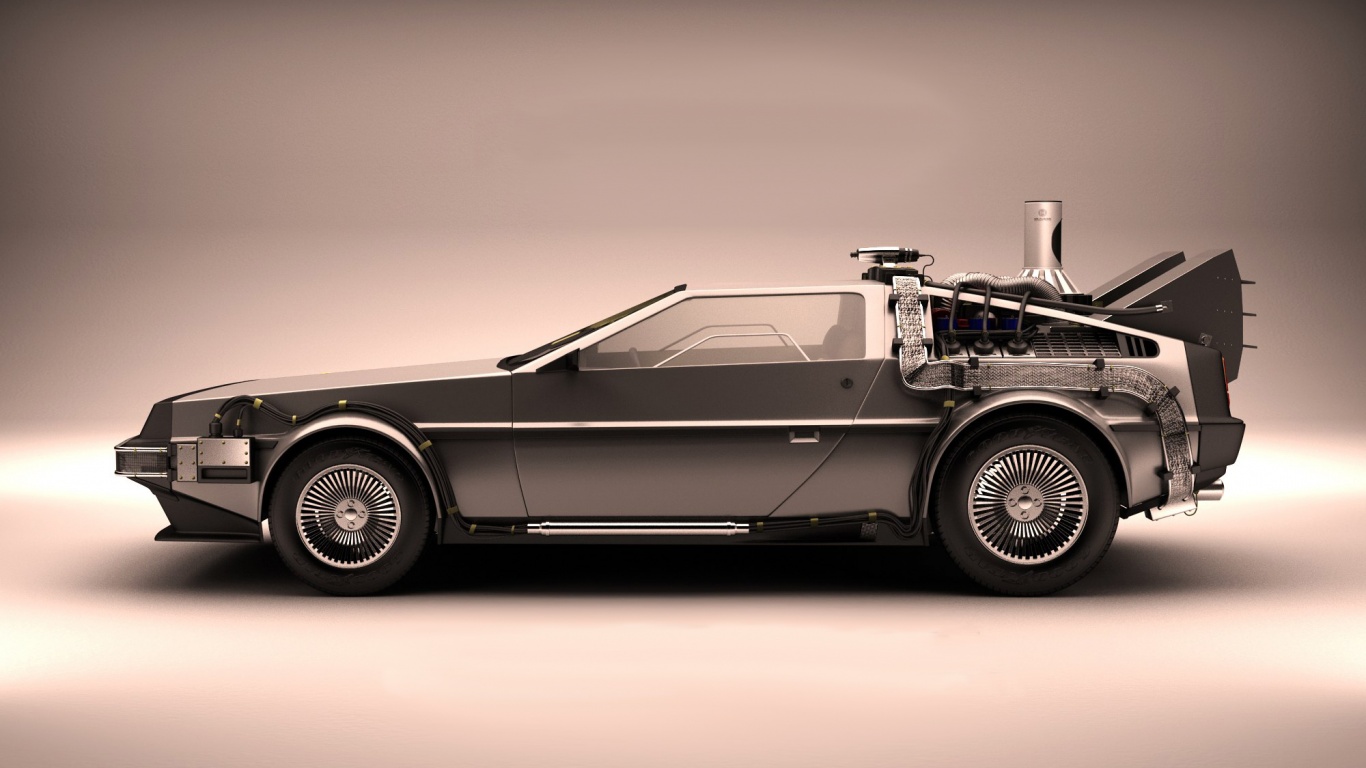DeLorean машина времени обои