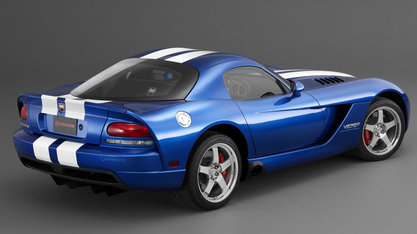 Синий Dodge Viper обои