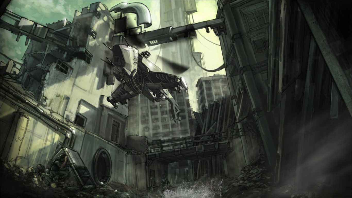 City 17 из Half Life обои