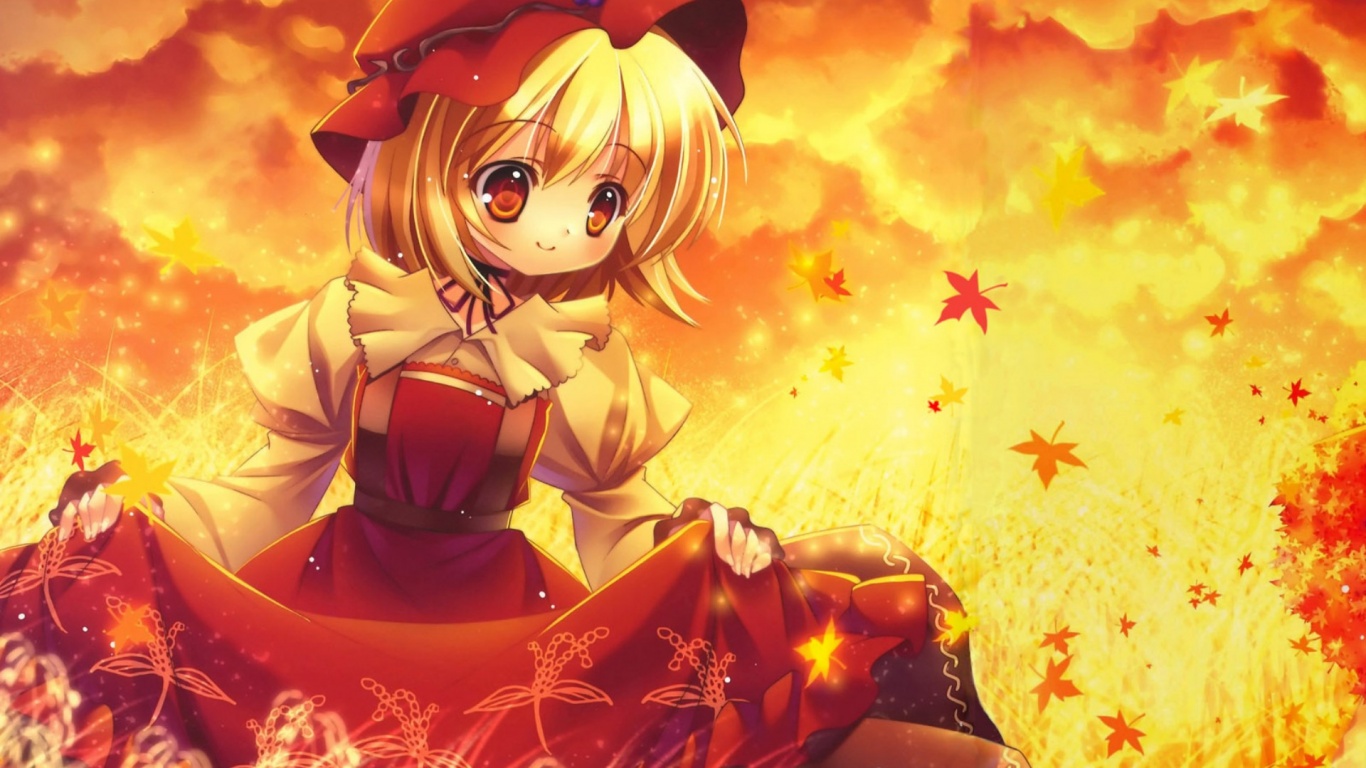 Девочка в поле обои