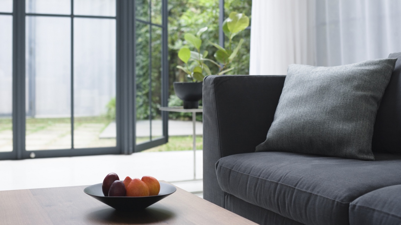 Фрукты в тарелке обои