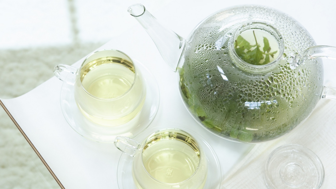 Зеленый чай обои