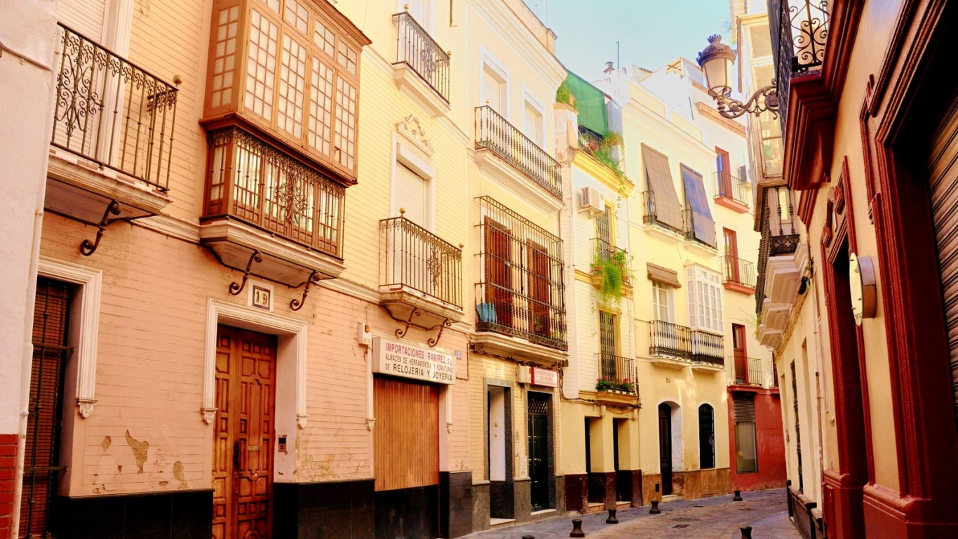 Переулок обои