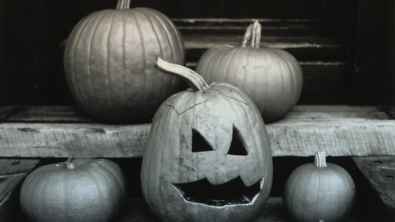Тыквы на хэллоуин обои