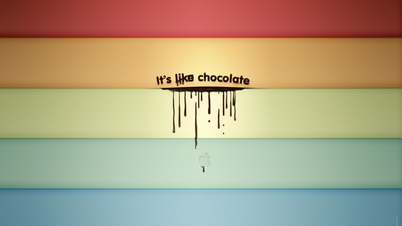 It"s not like chocolate обои