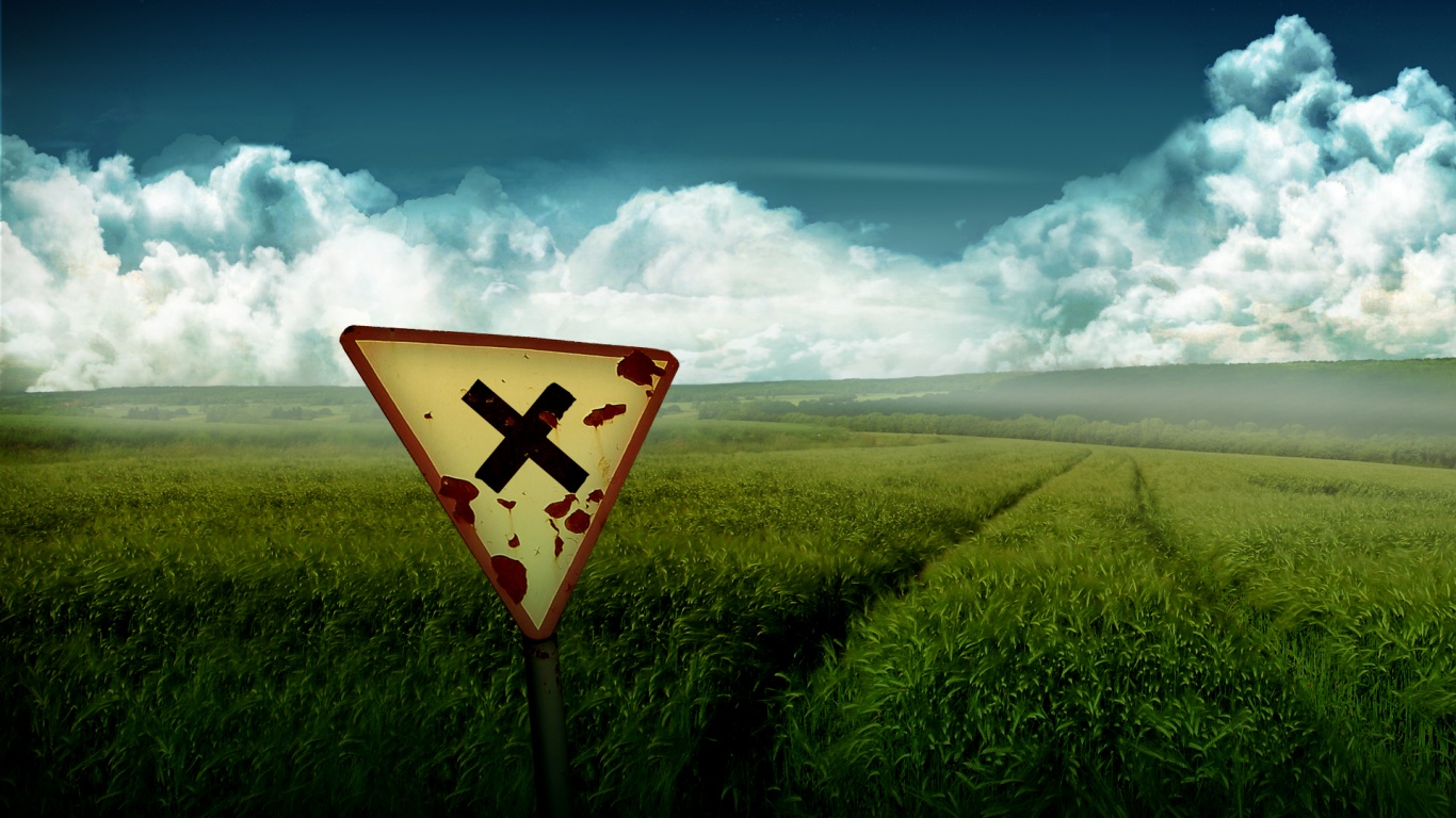 Знак с крестом обои