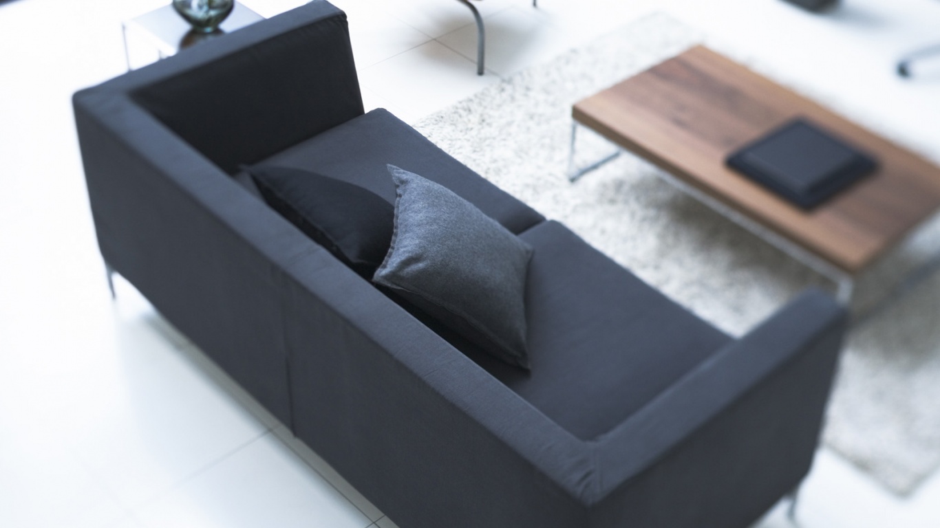 Черная мебель обои