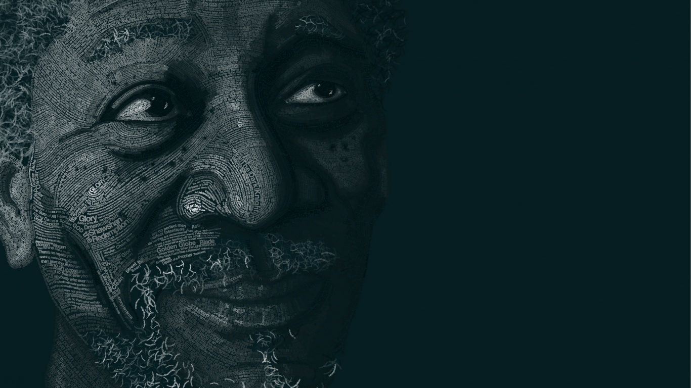 Морган Фриман — текстовый портрет обои