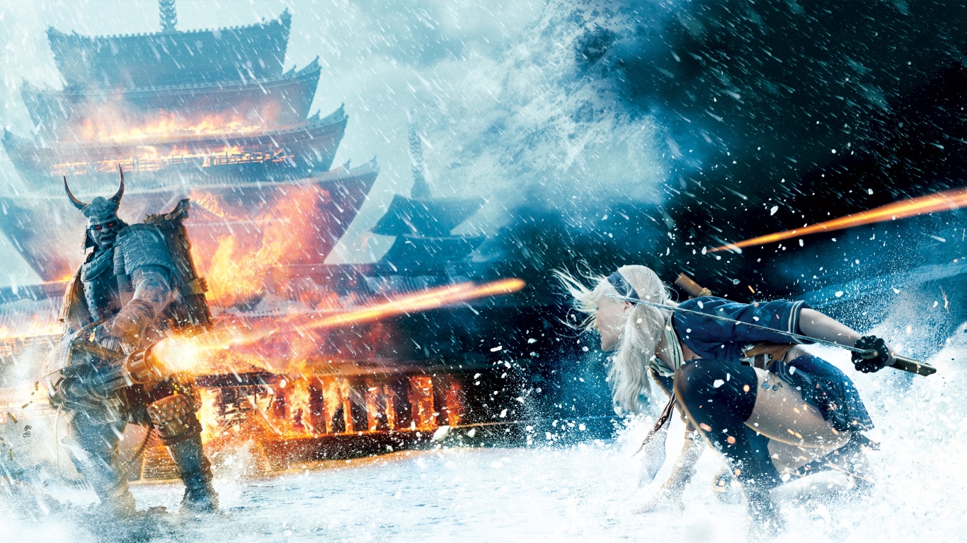 Куколка против самурая обои